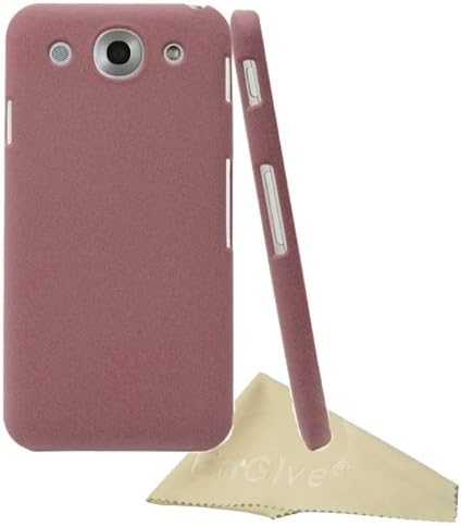 EnGive Slim Snap-on Fit Matte Quicksand Hard Cover Case Shell for LG Optimus G Pro with Cleaning Cloth (Brown)