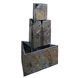 Kenroy Home 50287SL Stacked Triangles Floor Fountain