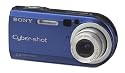 Sony DSC-P100 Cyber-shot Digitalkamera (5,1 Megapixel) in blau