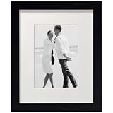 Malden International Linear Series, Contemporary 7 x 9 Wall Series Wood Frame, for a 4 x 6 Photograph, Color/Style: Black