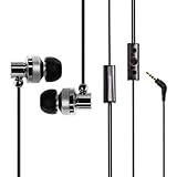 MAXIMO iP-395 In-Ear Noise-Isolating HiFi Earpods Apple iPhone Earbuds Earphones Headphones for iPhone iPad, iPod,Hands Free Calls with 3-Button Remote, Vol, Built-In Mic