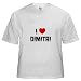 I Dimitri Love White T-Shirt by CafePress