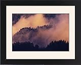 Framed Prints of Winter fog in valley from Danita Delimont