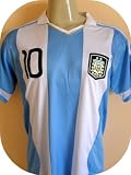 ARGENTINA # 10 MESSI HOME SOCCER JERSEY SIZE MEDIUM.NEW