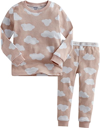 Vaenait Baby 12M-7T Kids Boys Sleepwear Pajama Top Bottom 2 Pieces Set Long Cloud
