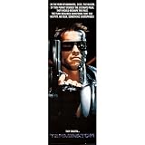 (21x62) Terminator Movie (Arnold Schwarzenegger, Unstoppable, Door) Poster Print 80s