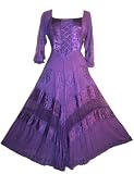 #01 Agan Traders Wedding Evening Party Gothic Costume Peasant Renaissance Dress Gown