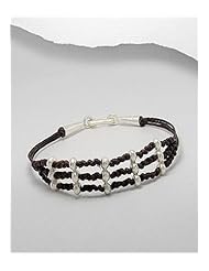 Cotton Waxed Thread Bracelet In 92.5 97