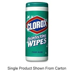 Fresh Scent Disinfecting Wet Wipes, Cloth, 7 x 8, 35/Canister, 12/Carton