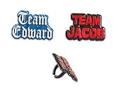 Twilight Team Jacob - Team Edwards Cupcake Rings
