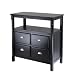 Timber Buffet Table - Black