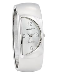 Daniel David Womens HA0317 - Dress Watch - Silver-tone Bangle