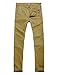 Match Mens Slim Tapered Flat Front Casual Pants (34, Khaki)
