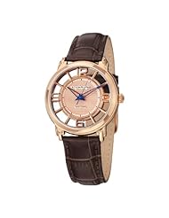 Stuhrling Original Womens 360L.1245K14 Lady Winchester Quartz Date Brown