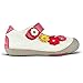 Momo Baby Girls First Walker/Toddler Flower Power Mary Jane Leather Shoes