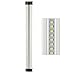 LXG 12in Dimmable LED Under Cabinet Lighting, 12W 2700K Warm White 1000LM, Clear Cover Led Strips,11key IR Remote Control 4 Pack