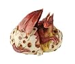 Red Dragon Hatchling Figurine - Cold Cast Resin - 3.5'' Length