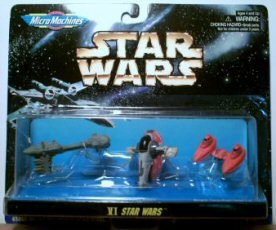 Star Wars Micro Machines Series VI - Rebel Frigate, Bespin Cloud Car, and Slave I