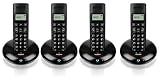 Electronics : BT Graphite 1100 DECT Quad Digital Cordless Telephone - Black