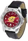 Central Michigan Chippewas Suntime Sport Leather nochrome Mens NCAA Watch