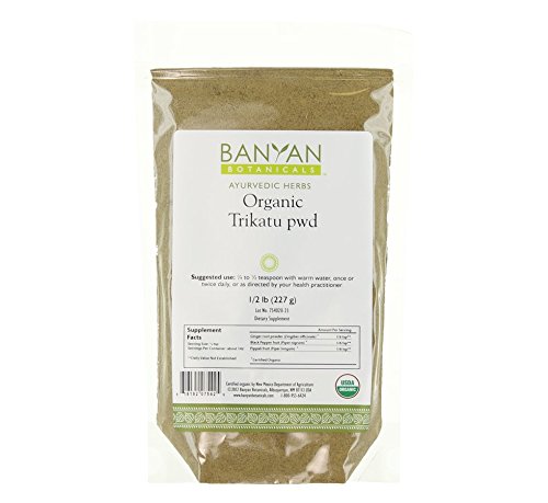 Banyan Botanicals Trikatu Powder - Certified Organic, 1/2 Pound - Kapha Digest - Digestion formula for kapha*