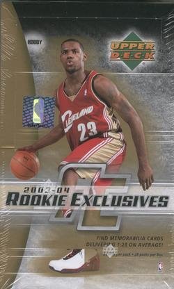 2003 04 Upper Deck Rookie Exclusives Basketball Unopened Hobby Box