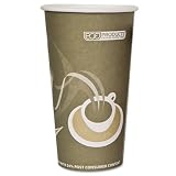 Eco-Products EPBRHC20EW Evolution World 24% PCF Hot Drink Cups- 20 oz.- Gray- 1000/Carton