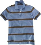 Polo Ralph Lauren Mens Classic-fit Wide Striped Polo Shirt, Clay Blue/Brown