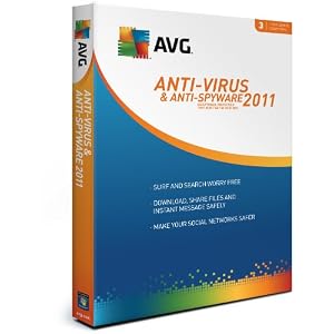 AVG Antivirus and Antispyware 3-User 2011