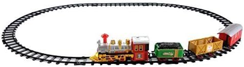 Classic Collection 4 Car Christmas Train Set - Simulates the Sound of a Real Train