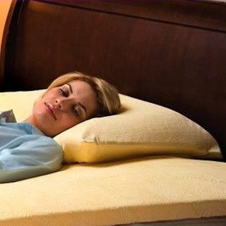 2 (Twin Pack) X Memory Foam Pillow / Pillows, Full Traditional Size- Ex Rosebys Stock