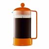 Bodum Brazil 1-Liter 34-Ounce French Press Coffeemaker, Orange