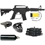 US Army Alpha Tactical Starter B Paintball Gun Kit - Black
