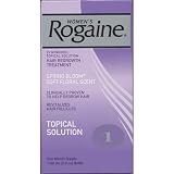 Women's Rogaine, Hair Regrowth Treatment, 2% Minoxidil Topical Solution, Spring Bloom Soft Floral Scent, One Month Supply (1 - 2 fl oz bottle)