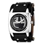 Fossil Men's BG2190 Black Leather Strap Black Big Tic Analog-Digital Dial Watch