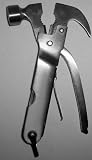 Taylor & Henry Red Stainless Multi-Function Hammer (11 functions in one)