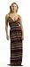 Maxi Dress / Coverup in Silky ‘ITY’ Missoni Style Striped Fabric in Sizes Small – 4x