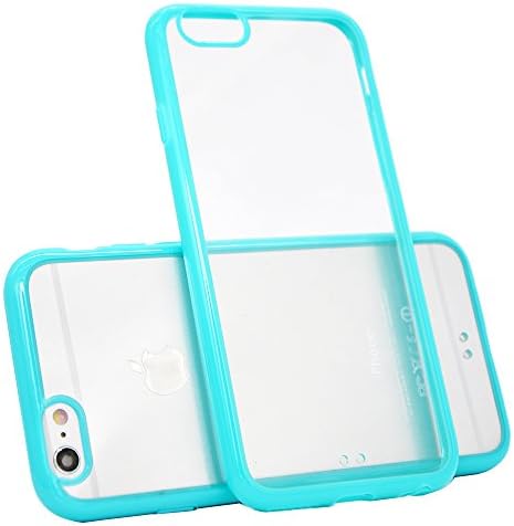 iPhone 6 Case, FYee Dual Slim Flexible TPU Clear [Invisible] Bumper Cover Cases for iPhone 6 / 6s 4.7 inch - Clear/Aque