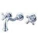 Kingston Brass KS3121AX Vintage Wall Mount Vessel Sink Bathroom Faucet, Chrome