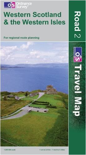 Western Scotland and the Western Isles (OS Travel Map - Road Map): For regional route planning