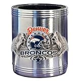 Denver Broncos Stainless Steel Beverage Can Cooler - NFL Football Fan Shop Sports Team Merchandise