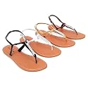 Aphrodite Roman Sandals by Foxy - Gladiator Sandals Roman Flats Choose from Black, White, Gold, Brown