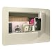 Buddy Products Wall Safe with Double Reinforced Heavy Gauge Steel Door, 3.75 x 9 x 9.375 Inches, Putty (3100-6)