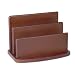 Wood Vertical Letter Holder in Cherry by Organize It All