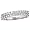 2 Row Round Shared prong Set Diamond Band .65cttw