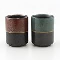 Japanisches Teebecher-Set 33342 blau-rot, im Karton