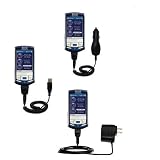 Deluxe Kit for the Samsung IP-830w includes a USB cable with Car and Wall Charger - Gomadic Brand w/ TipExchange Technology