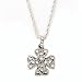 Celtic Trinity Carolingian Cross Necklace
