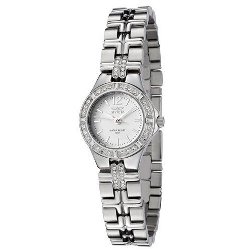 Invicta Women's 0126 II Collection Crystal Accented Stainless Steel Watch
