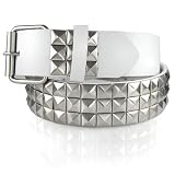 Private Island Medium Silver Studded White Belt with Detachable Buckle Reviews 41hugE9VMjL. SL160 Private Island Medium Silver Studded White Belt with Detachable Buckle Reviews